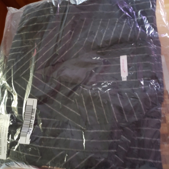 🧥 Pinstripe Wool Tie Belted Coat 🧥 - Picture 3 of 4